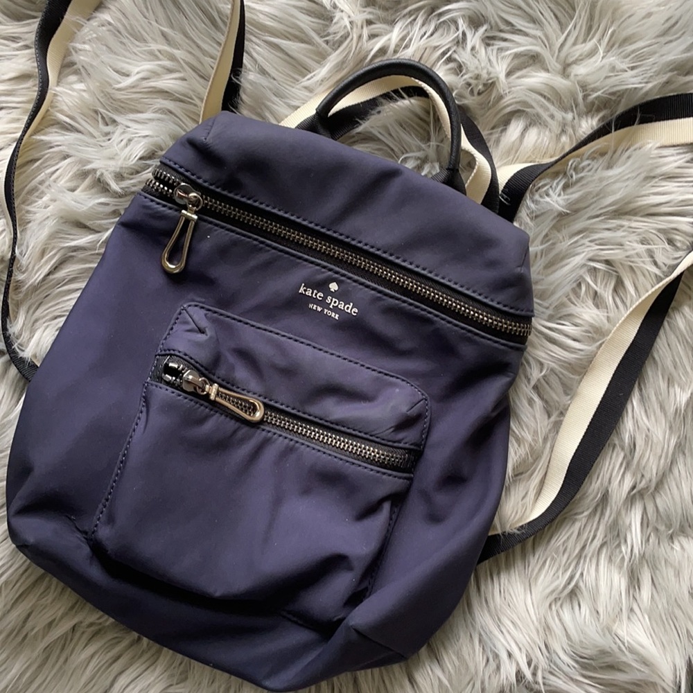 Kate spade mini satin backpack